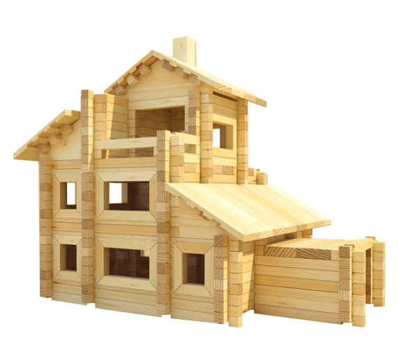 Конструктор Лесовичок Разборный домик №7 les 007 фото 1