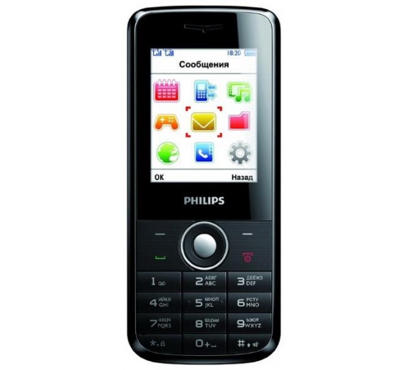 Philips Xenium X116 Black фото 1