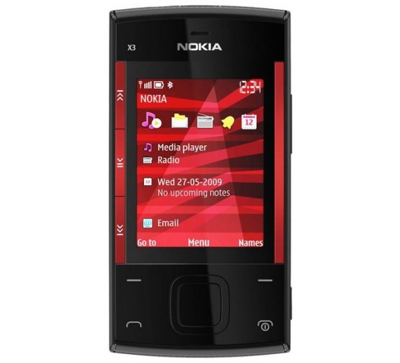 Nokia X3 Black Red фото 1