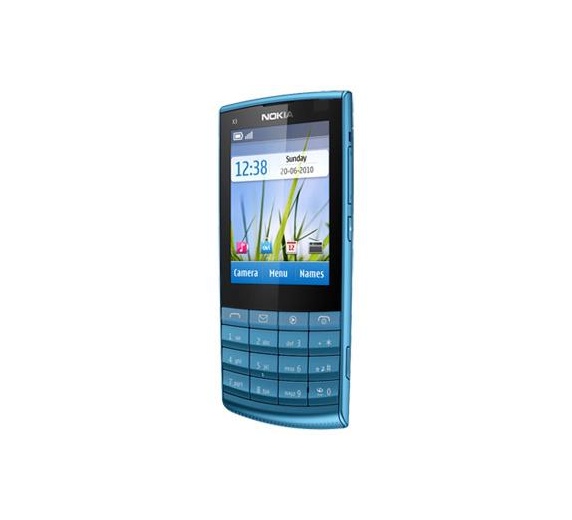 Nokia X3-02 Petrol Blue фото 3